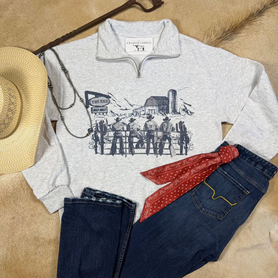 The Cowboy Scene Quarter Zip