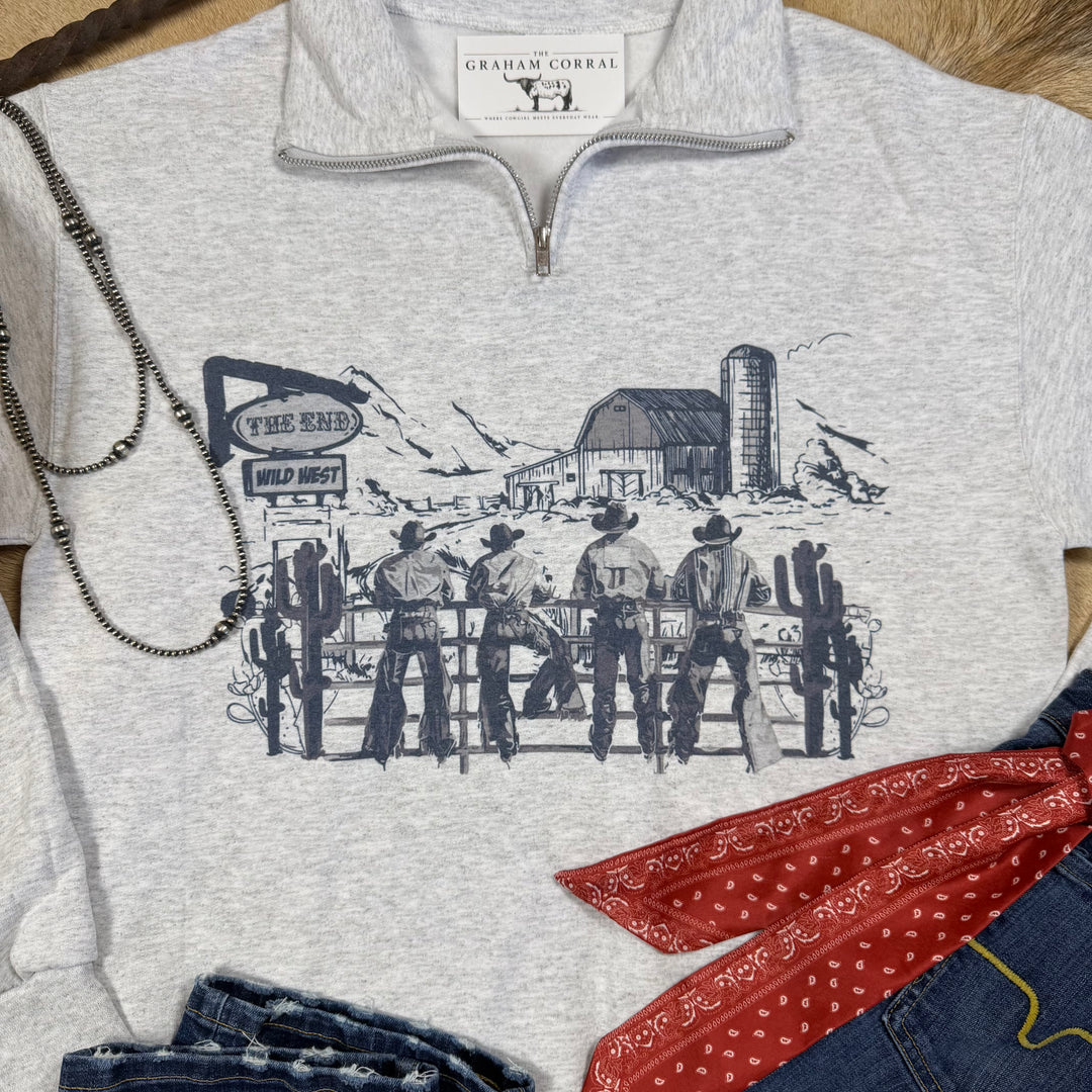 The Cowboy Scene Quarter Zip