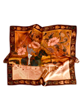 Round Up Floral Cattle Cowgirl Western Wild Rag