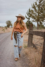 Western Harvest Silk Wild Rag
