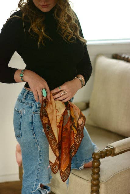 Round Up Silk Wild Rag