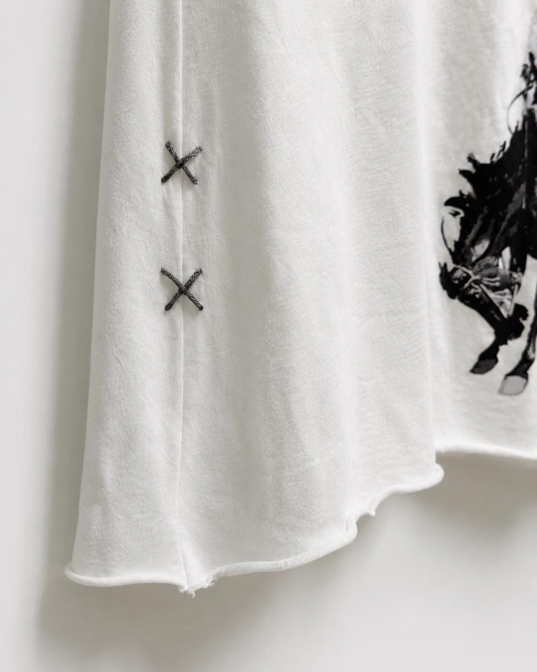 Ride On Embroidered Tee.
