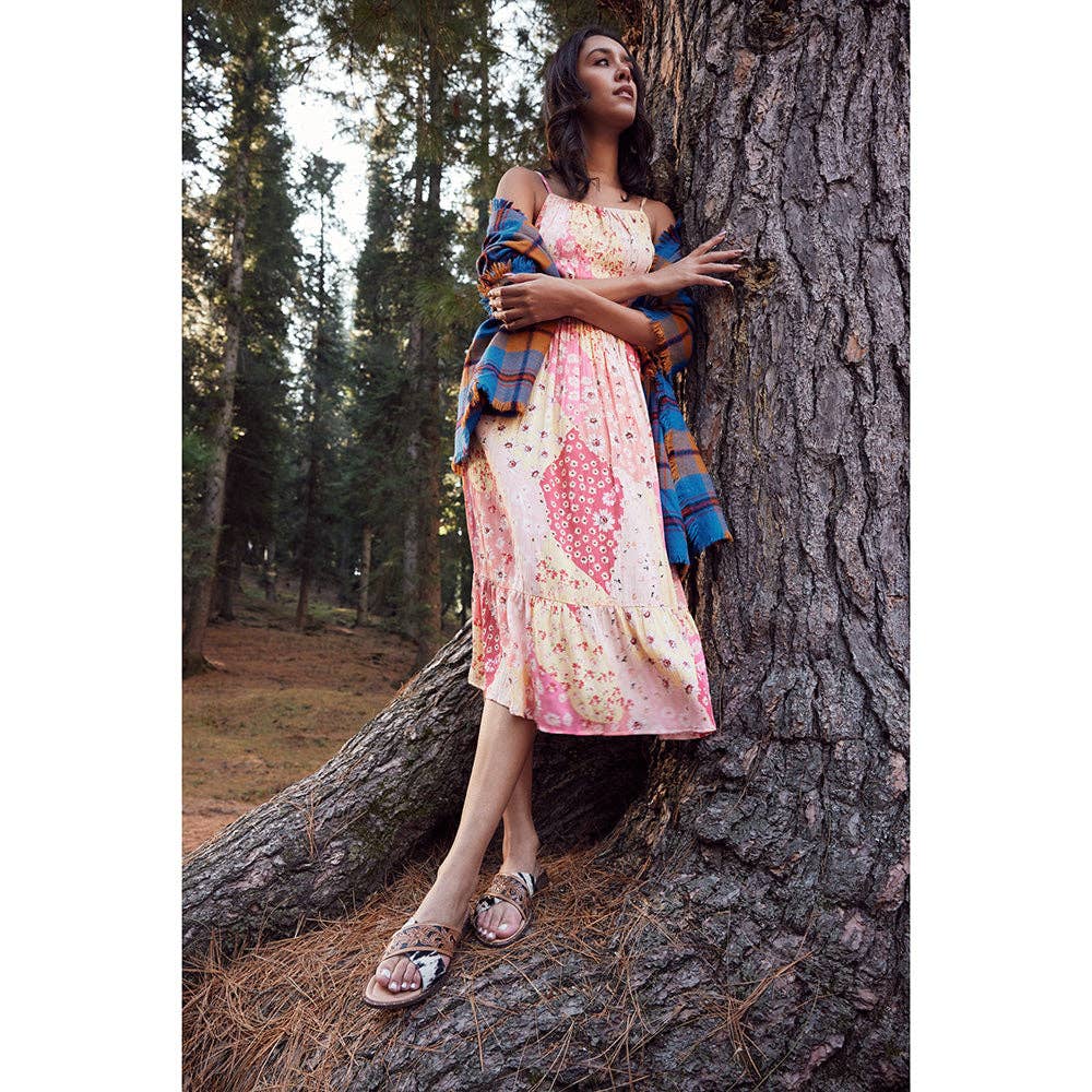 Chappy Western Hand-Tooled Sandals