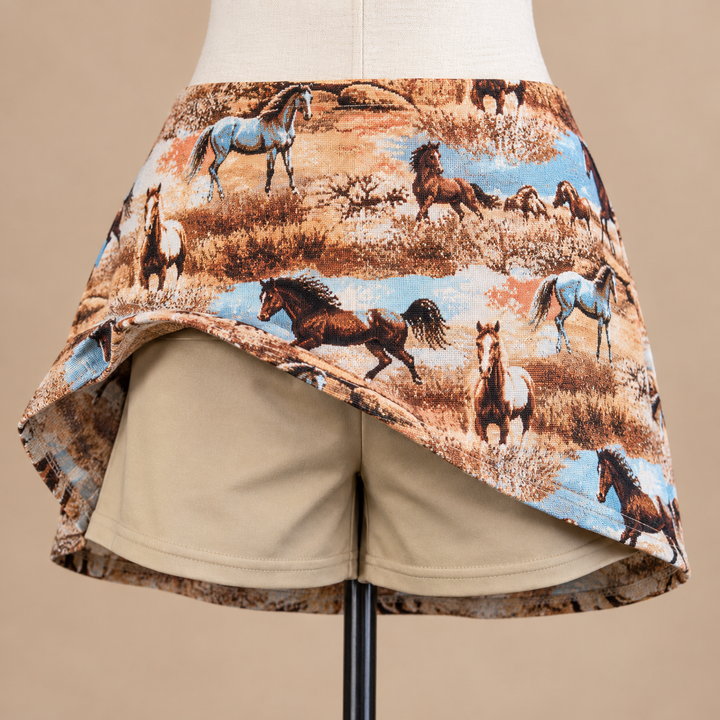 Wild Horse Western Skort